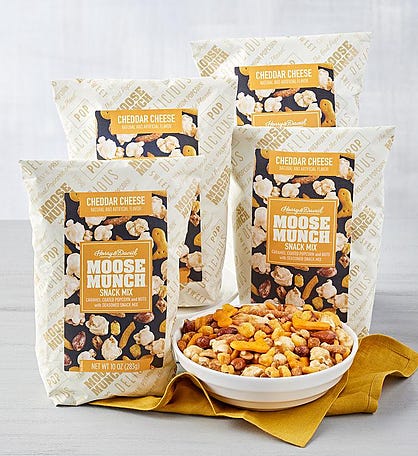 Moose Munch&trade; Snack Mix Cheddar 4-Pack